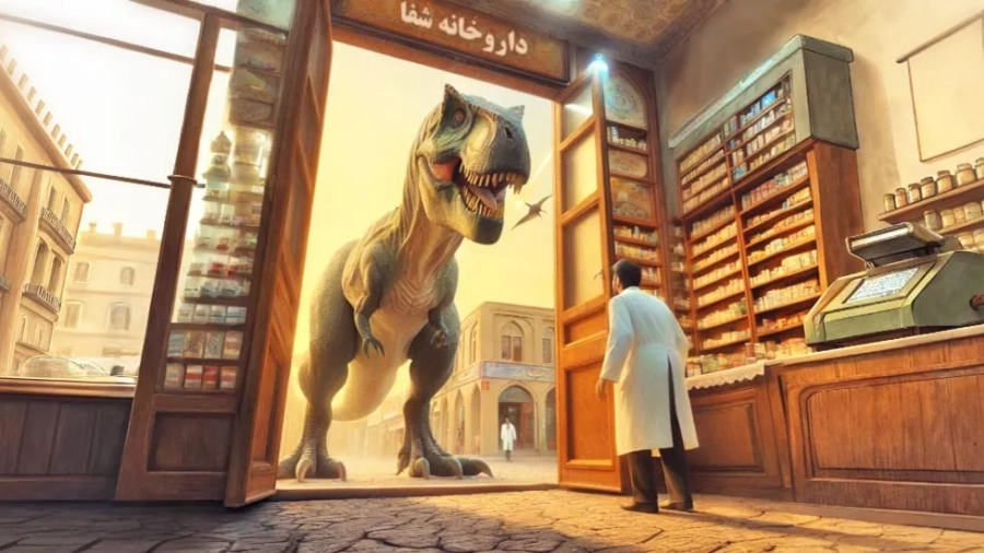 چرا-دایناسورها-منقرض-شدند-داروخانه-ها-چطور